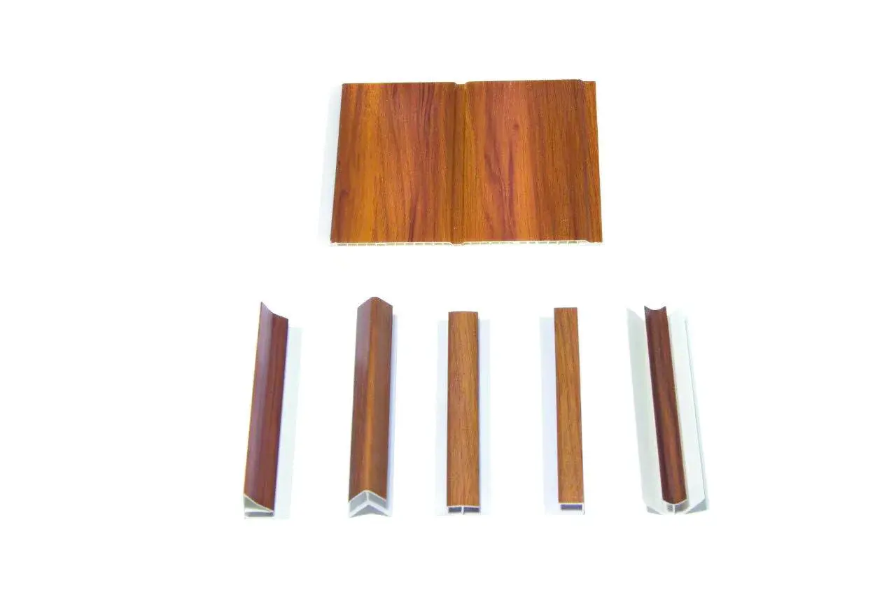 Acabados para tablilla laminada (cornisa, unión, esquinero, terminal)