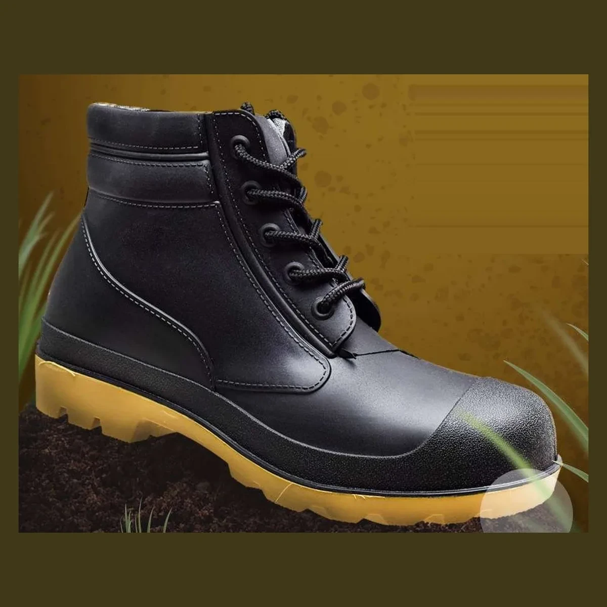 Bota baja PVC agroindustrial con cordones TITUS09 (tallas 38 a 46)