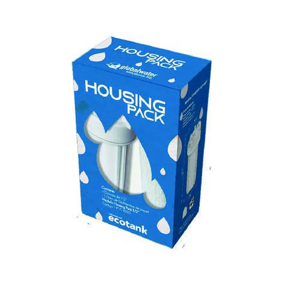 Filtro de agua Housing Pack 1/2" (sedimentos, 10 micrones)