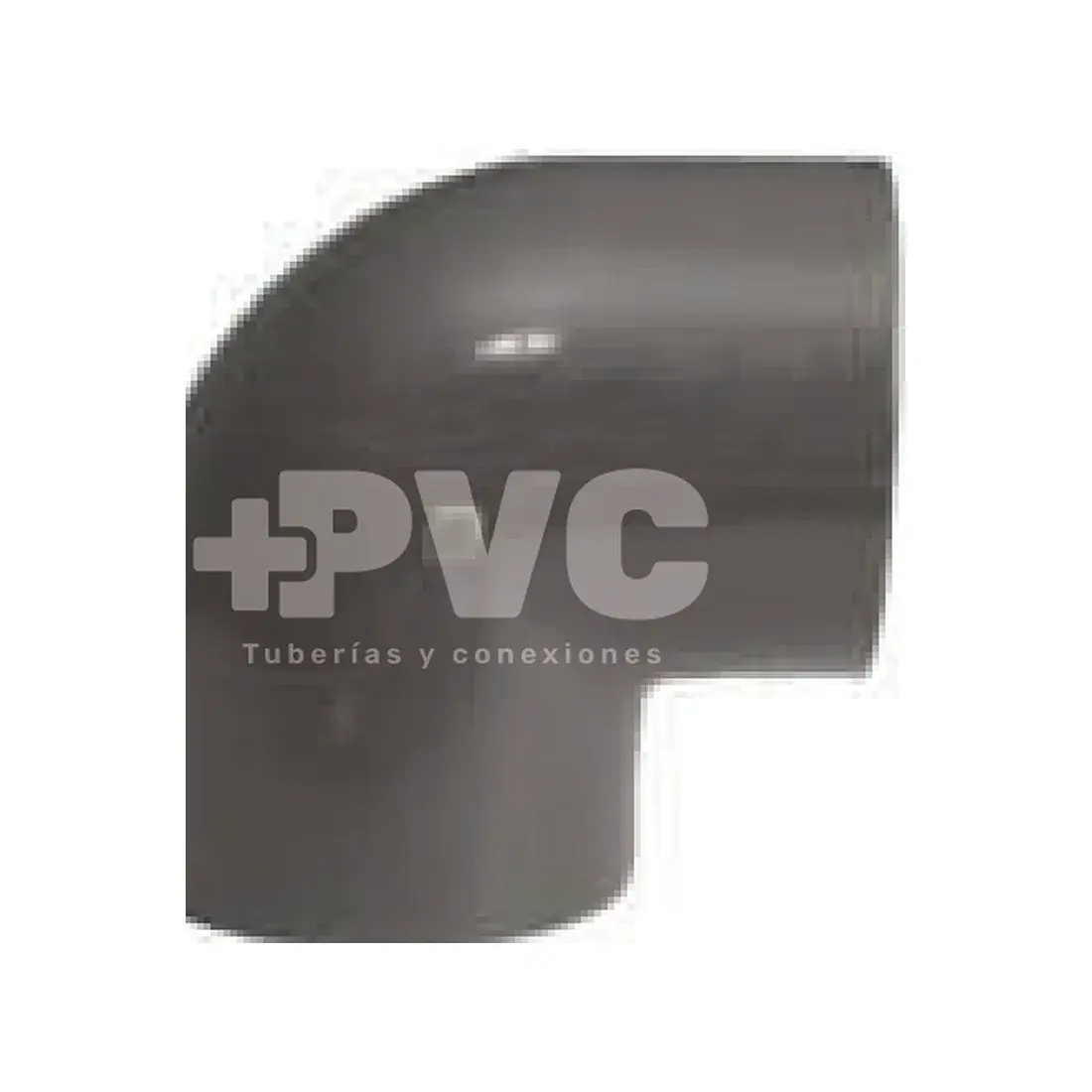 Codo 90° PVC SCH80 alta presión, 1-1/2" a 6"