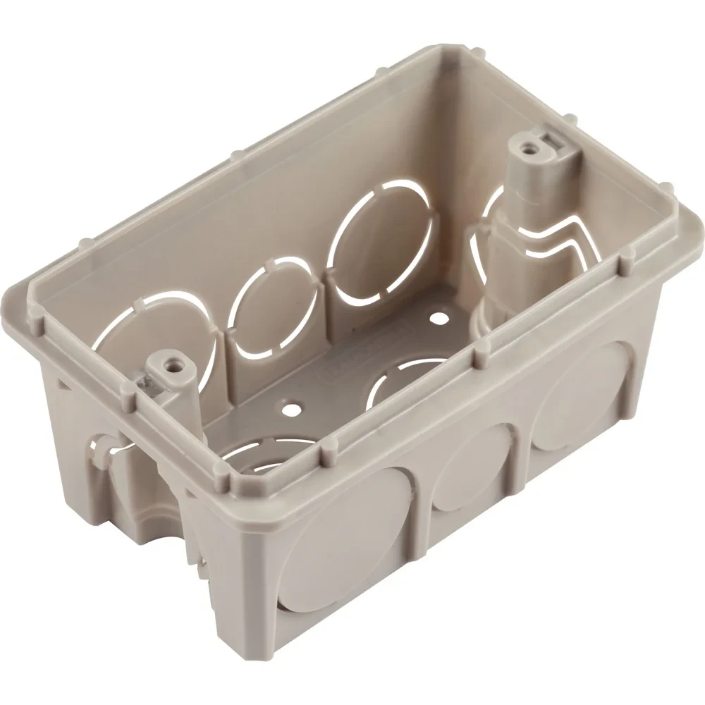 Caja eléctrica PVC rectangular 4" × 2"