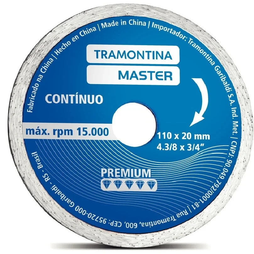 Disco diamantado continuo 4 3/8"