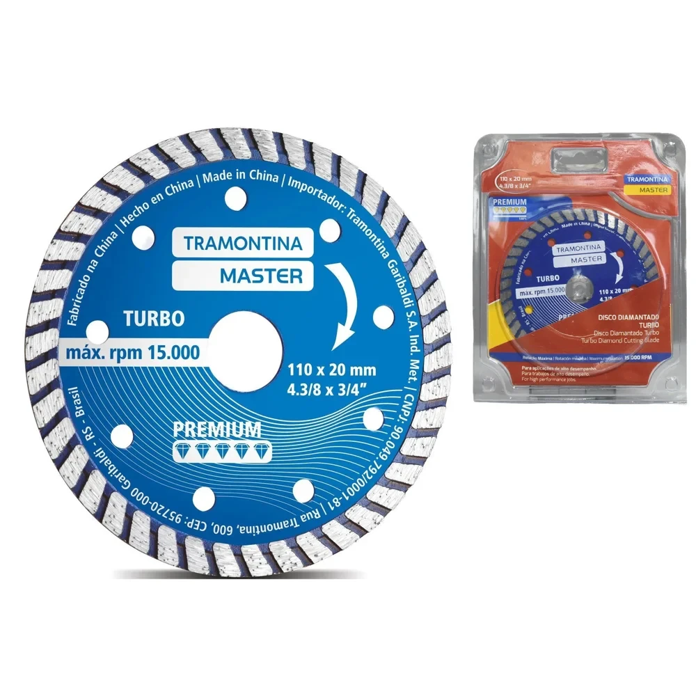 Disco diamantado turbo 4 3/8"