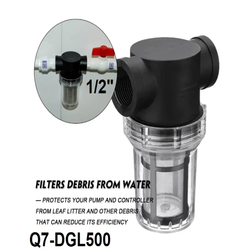 Filtro de agua en línea 1/2"