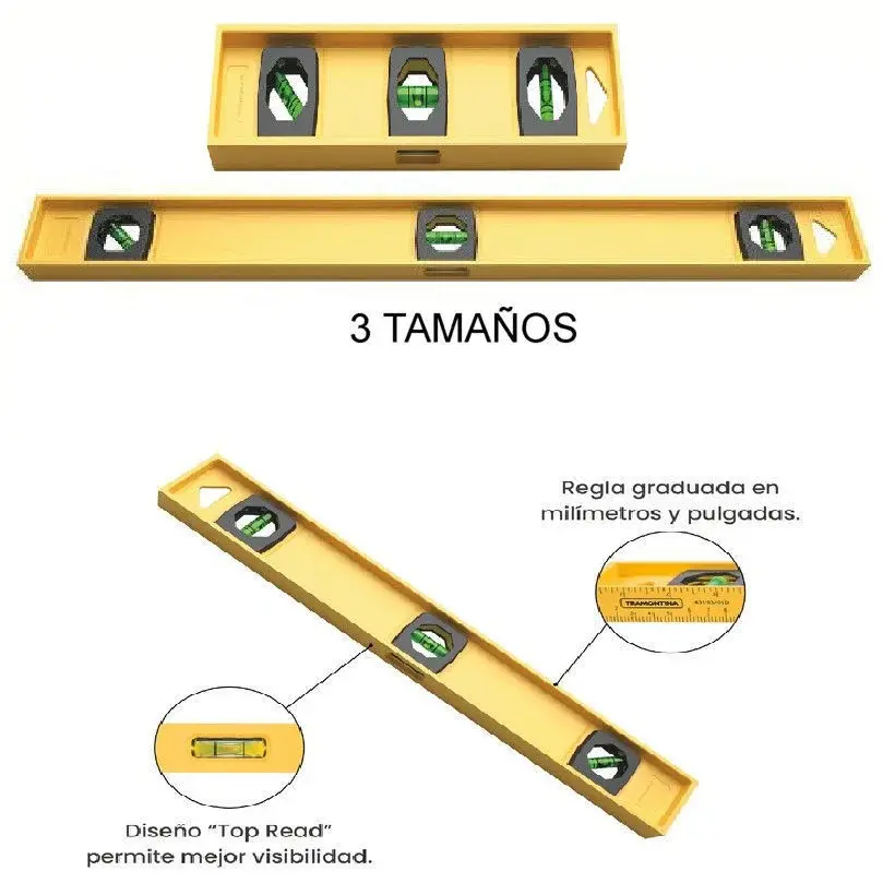 Nivel de aluminio 24"