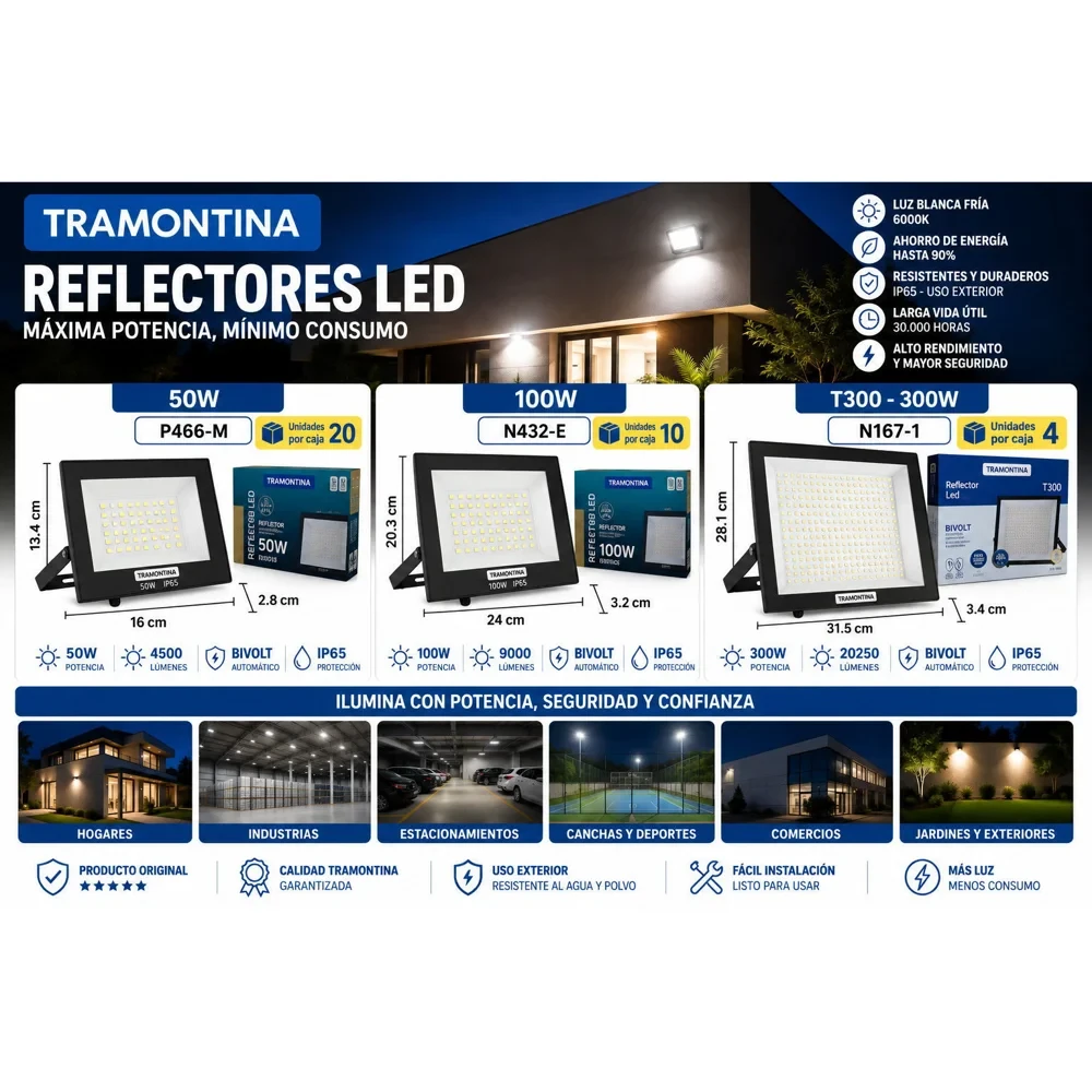 Reflector LED 50 W
