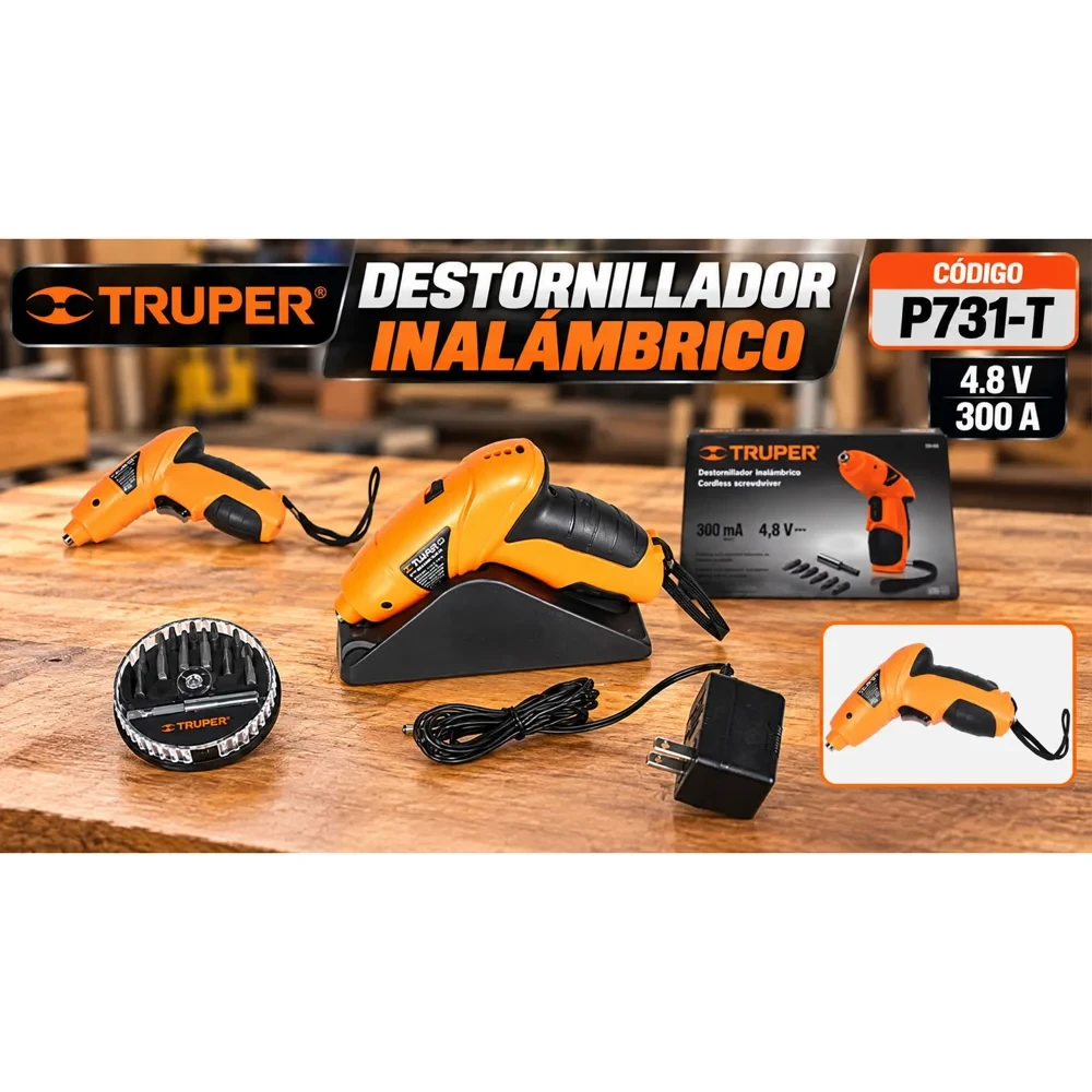 Destornillador inalámbrico 4,8 V