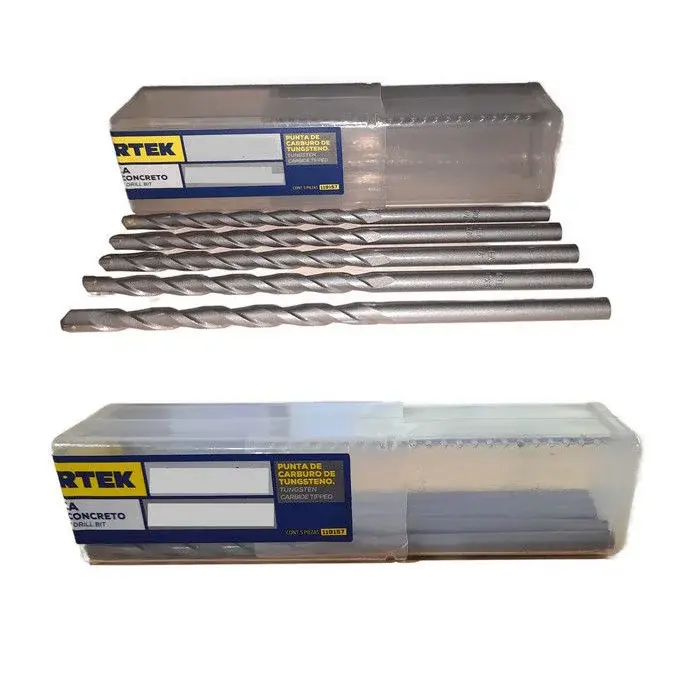 Brocas para concreto 3/16" × 4", paquete de 10