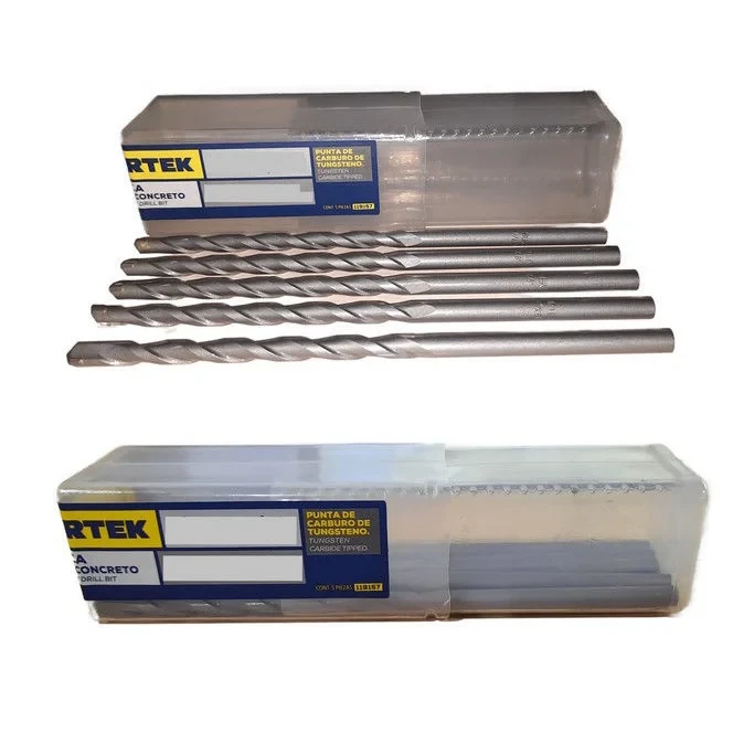 Brocas para concreto 3/16" × 4", paquete de 10