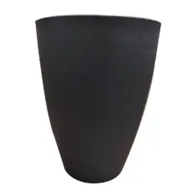 Maceta Pietra #3 negro liso (56 cm)