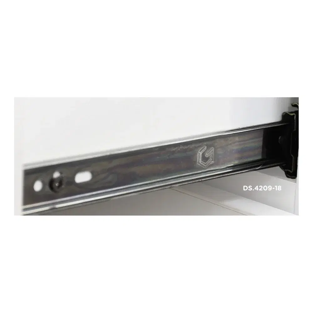 Riel telescópico para gaveta 45 cm (18"), par (Decosteel)