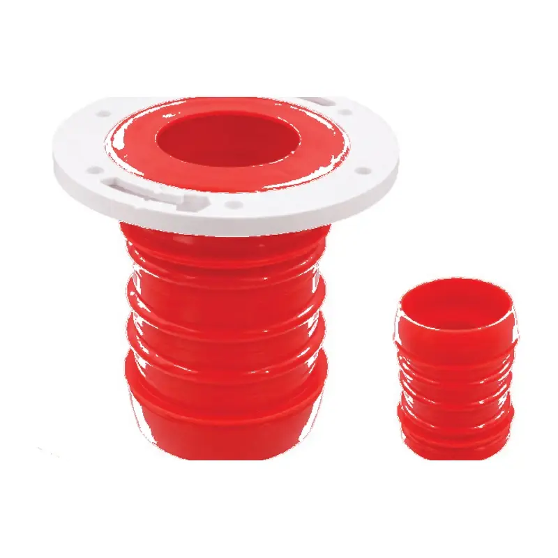Brida de cuello largo para inodoro, tubo de 4"