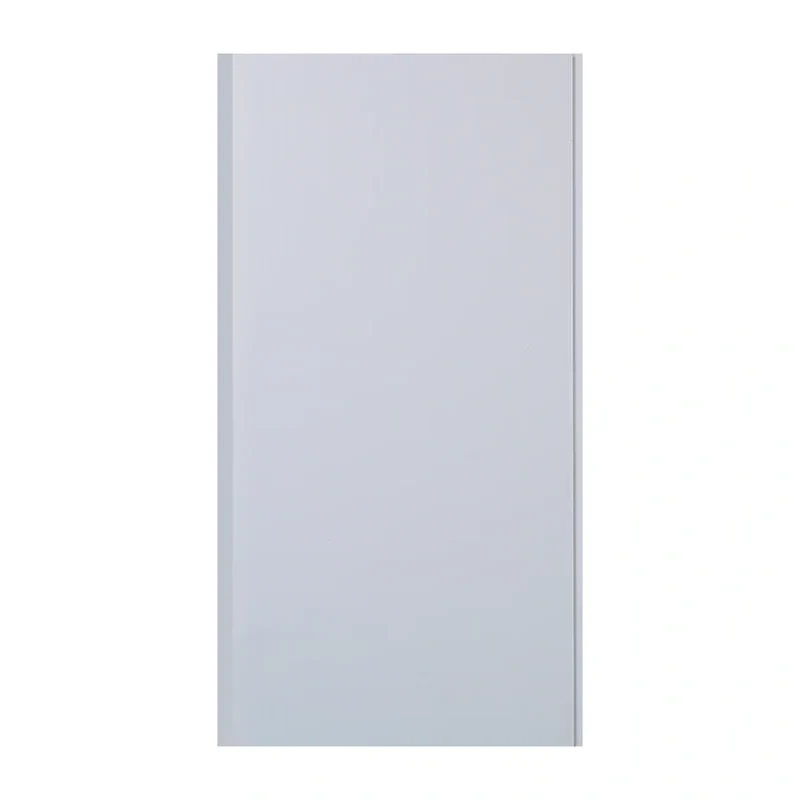 Tablilla PVC Basic blanca 3,95 m, paquete de 10